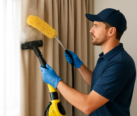 Trusted residential curtain cleaning technician Matty Curtain Cleaning dolls-point-nsw QLD