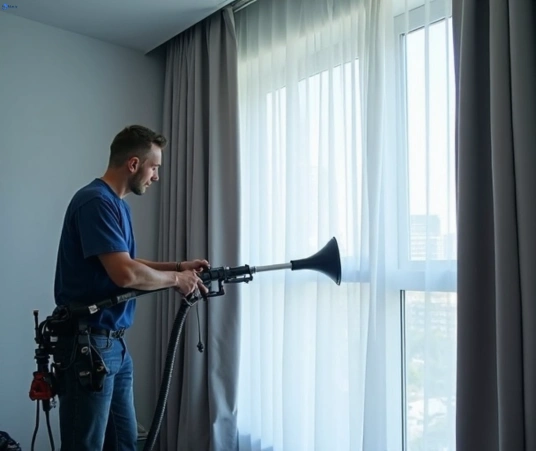 Professional commercial curtain cleaning process equipment Matty Curtain Cleaning dolls-point-nsw